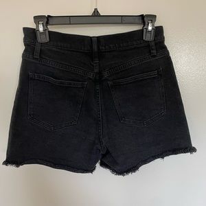 Madewell Black Denim Shorts
